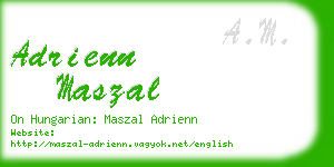 adrienn maszal business card